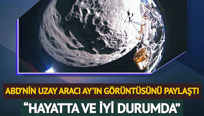 Ay'a tarihi iniş yapan Odysseus uzay aracından bir fotoğraf geldi!  "Hayatta ve iyi"
